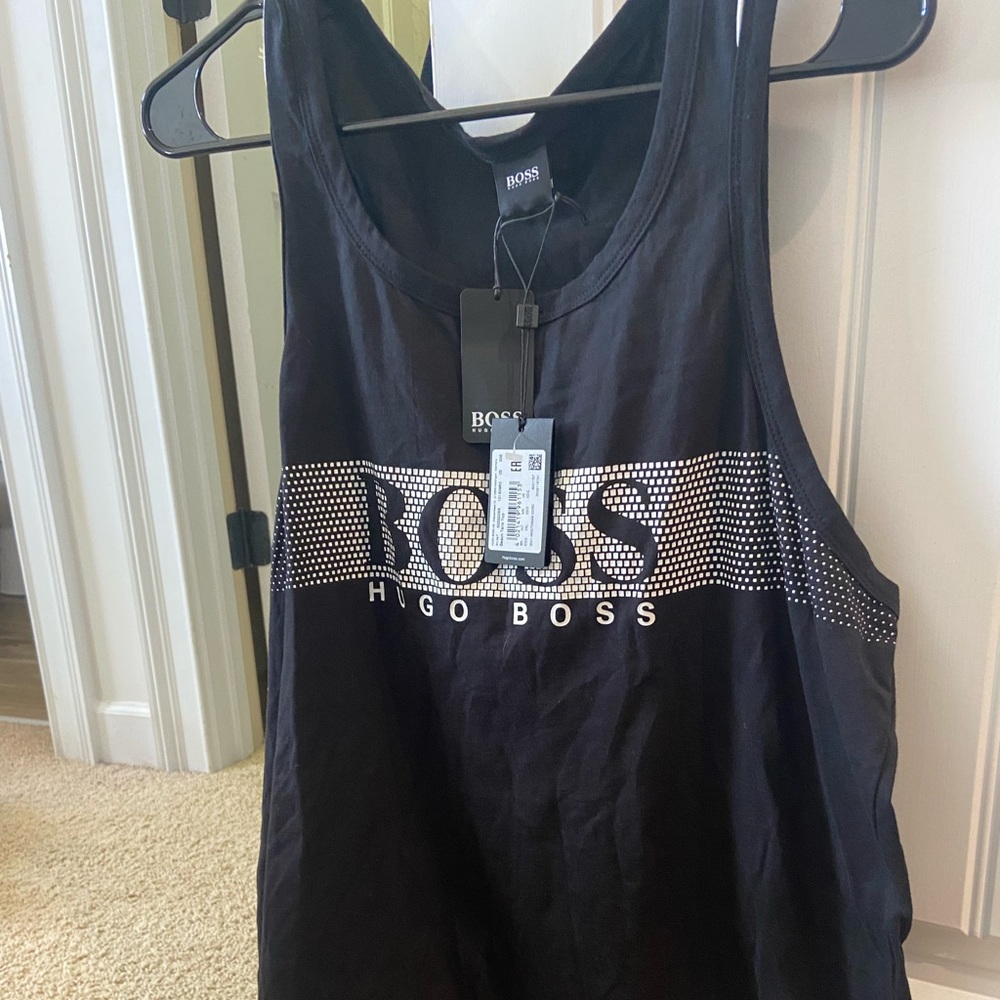 Men’s Hugo boss tank NWT black